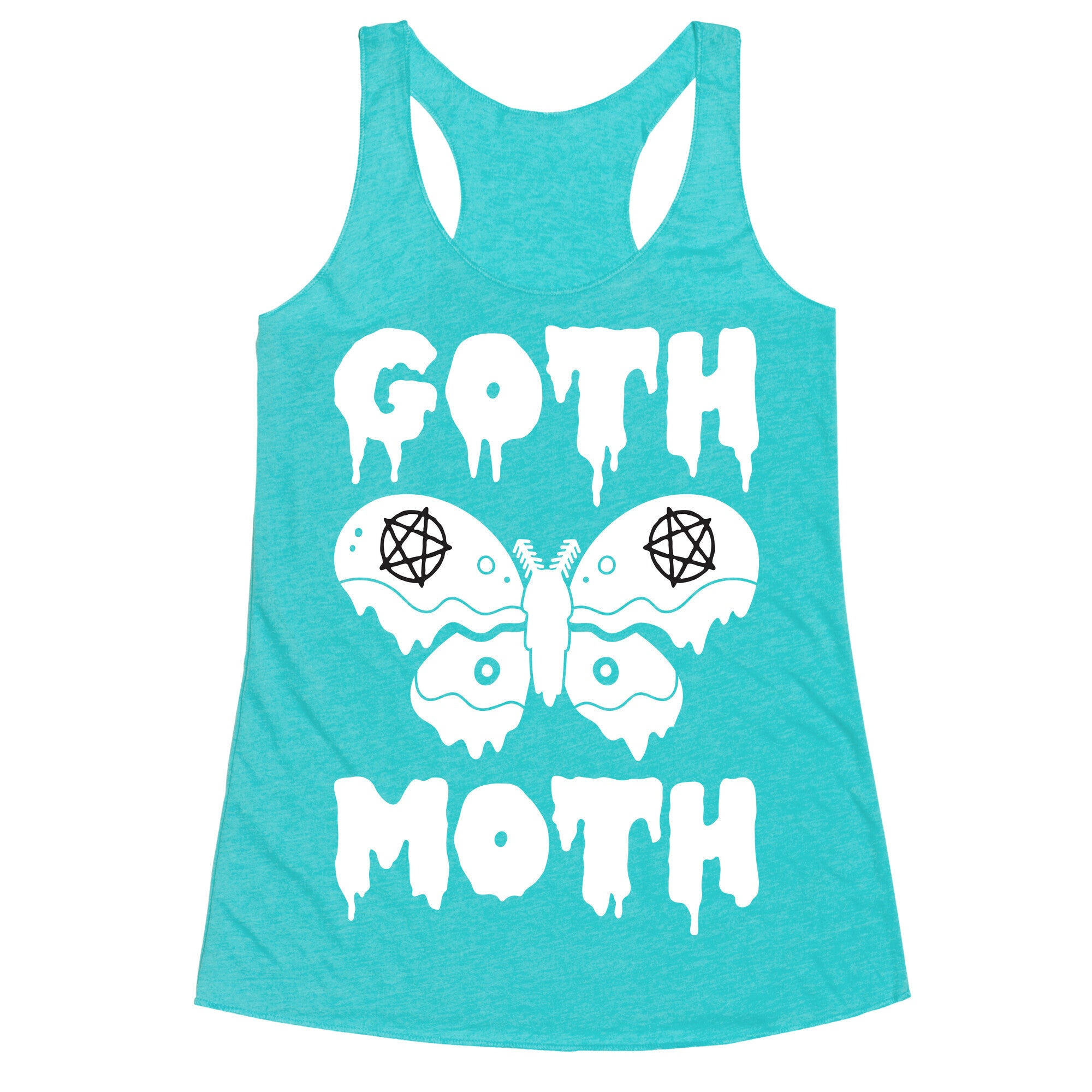 Goth Moth Racerback Tank